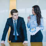 business woman explaining something ceo 1