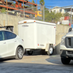 tesla and van 2