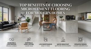 Top Benefits of Choosing Micro Cement Flooring for Modern Homes