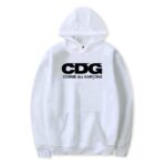 CDG Comme Des Garcons Hoodie White 600x600 1