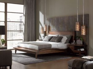 Elegant Bedroom Design with Contemporary Furniture in Kochi