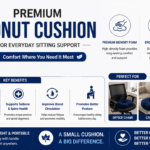 Premium Donut Cushion for Everyday Sitting Support