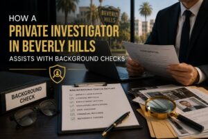 How a Private Investigator in Beverly Hills Assists with Background Checks