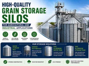 High-Quality Grain Storage Silos for Agricultural and Industrial Applications 1 High-Quality Grain Storage Silos for Agricultural and Industrial Applications