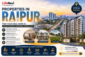 Properties in Raipur: Find Your Ideal Home in Chhattisgarh’s Growing Capital City | LifeNavi