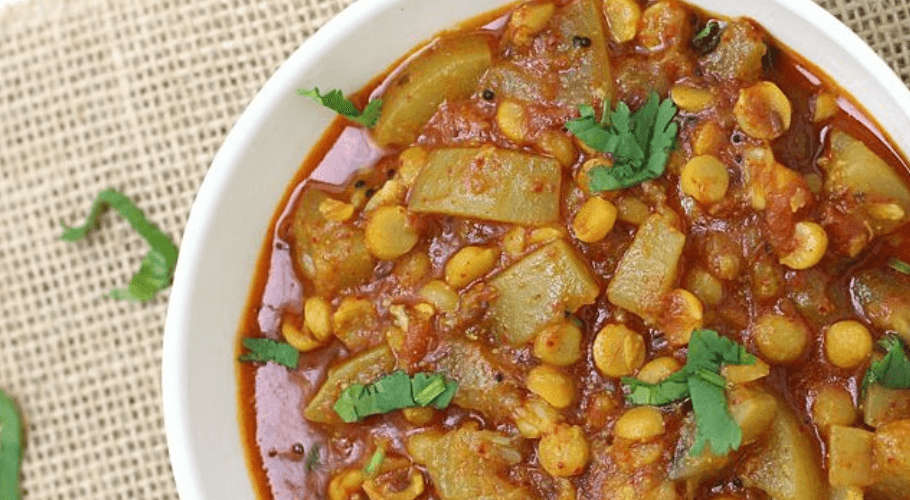 Kaddu dal sabzi