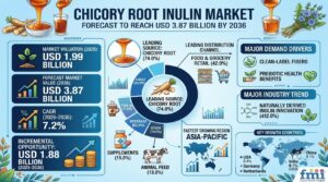 Chicory Root Inulin Market Set to Reach USD 3.87 Billion by 2036