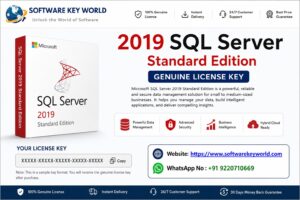 SQL Server 2019 Standard Edition License Key – Instant Activation