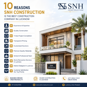 10 Reasons SNH Construction is the Best Construction Company in Lucknow