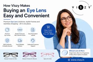 How Viszy Makes Buying an Eye Lens Easy and Convenient