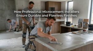 How Professional Microcement Installers Ensure Durable and Flawless Finishes