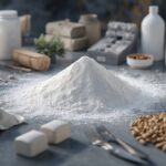 lucid origin Create an ultra realistic 8K commercial product scene featuring high purity Calc 0
