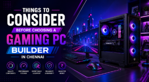 Things to Consider Before Choosing a Gaming PC Builder in Chennai