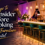 5 Things to Consider Before Booking Bar Furniture Rental