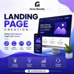 Landing page design for growth marketing