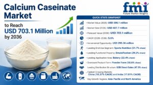 Calcium Caseinate Market to Reach USD 703.1 Million by 2036 1 Calcium Caseinate Market to Reach USD 703.1 Million by 2036