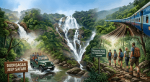 Dudhsagar Waterfall Travel Tips from North Goa 1 Dudhsagar Waterfall Travel Tips from North Goa