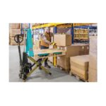 electro hydraulic scissor lift pallet truck 1000 kg