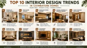 Top 10 Interior Design Trends in Coimbatore Homes