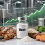 gpt image 2 Create an ultra realistic 8K industrial product photography scene for Biotin Pri 0