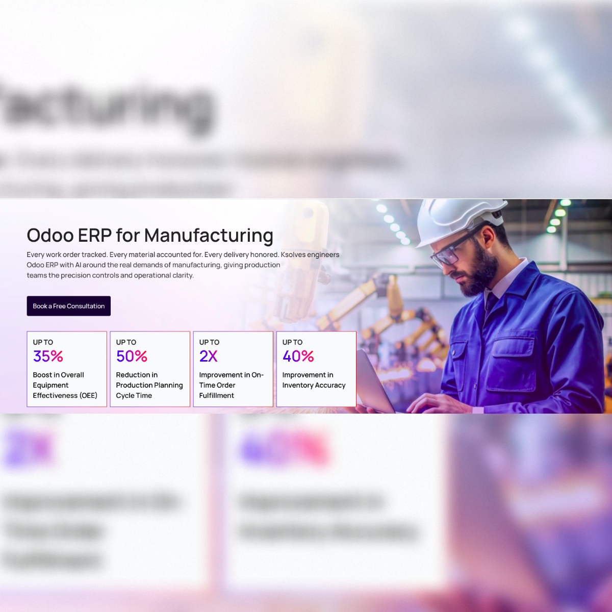 manufacturing
