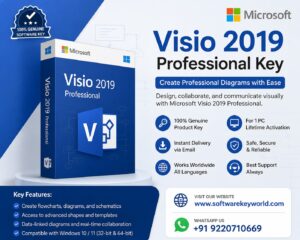 Visio 2019 Professional – Lifetime Activation License Key for 1 PC 1 Visio 2019 Professional – Lifetime Activation License Key for 1 PC