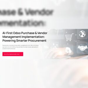 Strategic Spend Management and Vendor Automation with Odoo Purchasing Implementation Services