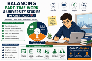 Balancing Part-Time Work and University Studies in Australia: A Complete Student Guide 1 Balancing Part-Time Work and University Studies in Australia: A Complete Student Guide
