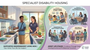 Supported Independent Living NDIS & Assist Life Stage Transition NDIS For Independence and Confident Living – Specialist Disability Housing