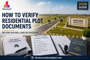 How to Verify Residential Plot Documents Before Buying Land in Dholera (Complete 2026 Guide)