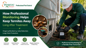 How Professional Monitoring Helps Keep Termites Away Long After Treatment