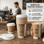 Sturdy Heavy Double Wall Paper Cups For Warm Drinks 3 Sturdy Heavy Double Wall Paper Cups For Warm Drinks
