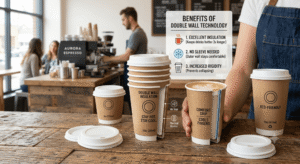 Sturdy Heavy Double Wall Paper Cups For Warm Drinks 1 Sturdy Heavy Double Wall Paper Cups For Warm Drinks