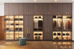 PU Coated Wardrobe for Home for Elegant, Durable, and Modern Storage Solutions 1 PU Coated Wardrobe for Home for Elegant, Durable, and Modern Storage Solutions