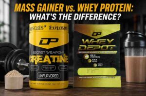 Mass Gainer vs. Whey Protein: What’s the Difference?