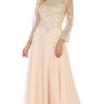 may queen mq1615b applique long sleeve a line dress special occasion dress 6xl champagne 27991129981011 eab32c63 84d2 4b66 8303 63986dc1b3b0 1800x1800