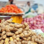 close up gingers sale market stall 1622292 116