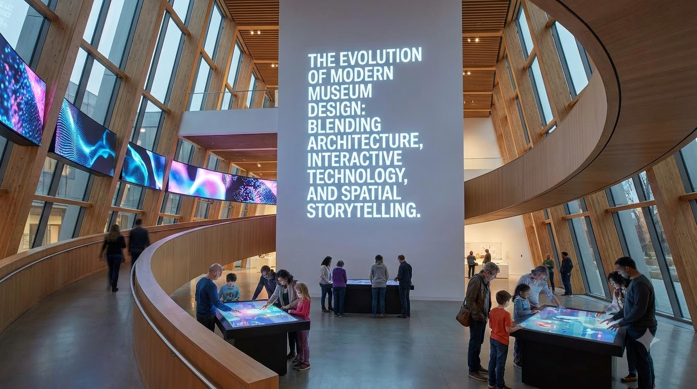 The Evolution of Modern Museum Design: Blending Architecture, Interactive Technology, and Spatial Storytelling 108 Evolution of modern museum design ViitorX