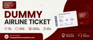 Dummy Airline Ticket: A Smart Solution for Visa and Travel Documentation 1 Dummy Airline Ticket: A Smart Solution for Visa and Travel Documentation