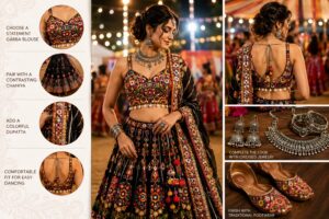 How to Style a Garba Blouse with Chaniya Choli for Navratri