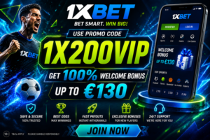 1xBet Bonus Code: 1X200VIP – Get Up to €130 1 1xBet Bonus Code: 1X200VIP – Get Up to €130