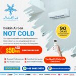 Daikin aircon not cold