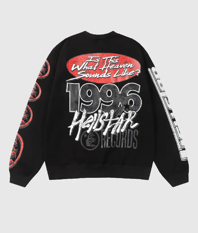 Hellstar Studios Records Sweater Black 2