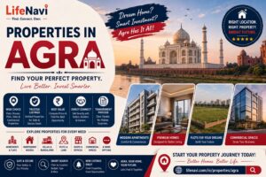 Properties in Agra: Find the Right Property for Your Needs | LifeNavi 1 Properties in Agra: Find the Right Property for Your Needs | LifeNavi