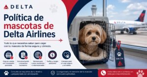 Política de Mascotas de Delta Airlines: Condiciones, Restricciones y Beneficios