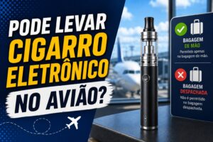 Pode Levar Cigarro Eletronico no Aviao? O Que é Permitido pelas Companhias Aéreas
