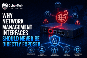 Why Network Management Interfaces Should Never Be Directly Exposed 1 Why Network Management Interfaces Should Never Be Directly Exposed