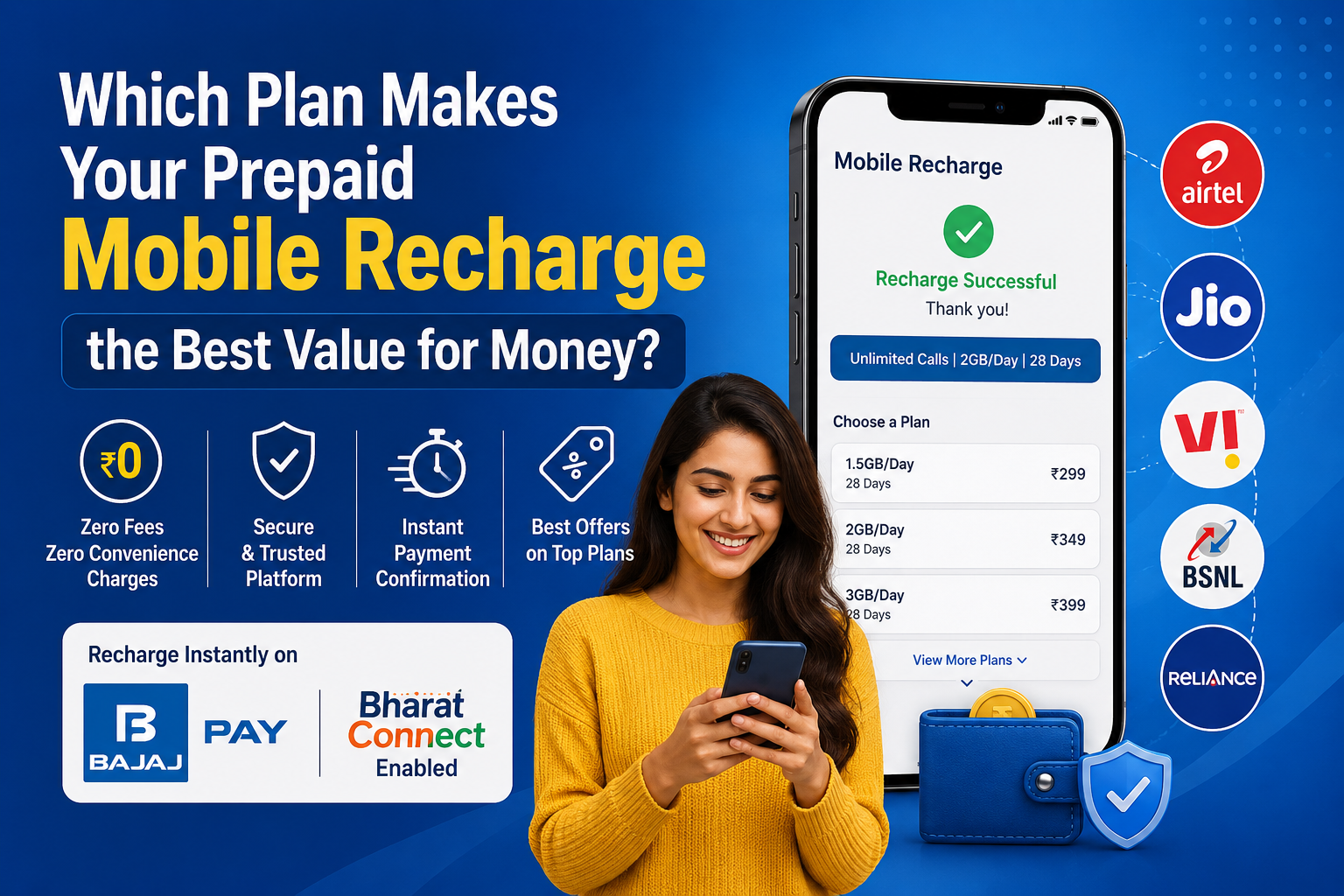 Which Plan Makes Your Prepaid Mobile Recharge the Best Value for Money
