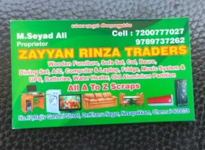Zayyan Rinza Traders | Ramapuram
