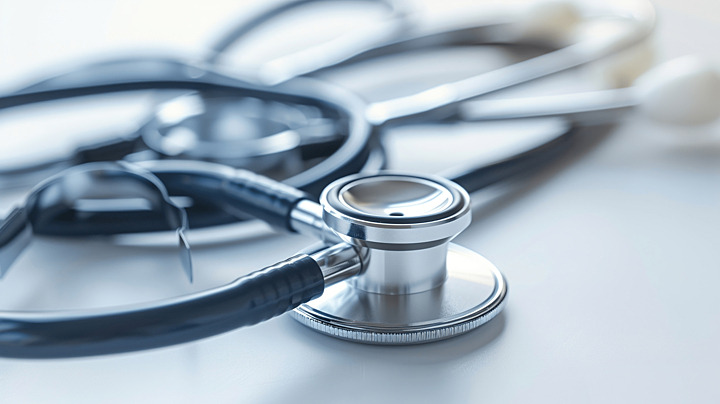 pngtree stethoscopes on white background image close up image 15872164